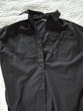 Meg Black Button-Down Shirt
